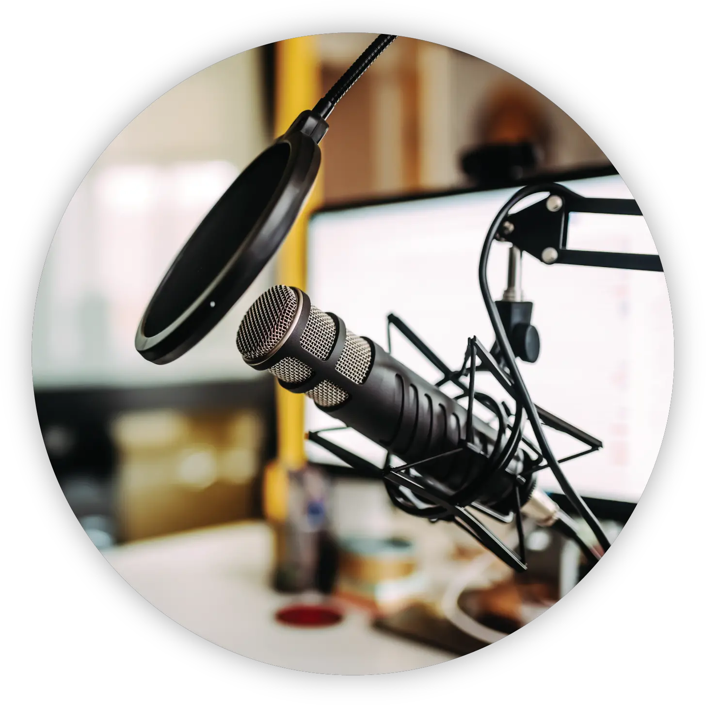 Home Podcast Zoom Background Png Unity Microphone Icon