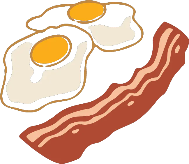 Transparent Background Eggs And Bacon Eggs And Bacon Art Png Bacon Transparent Background