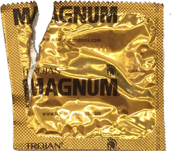 Used Magnum Condom Wrapper Magnum Condom Wrapper Transparent Condom Wrapper Png Condom Png