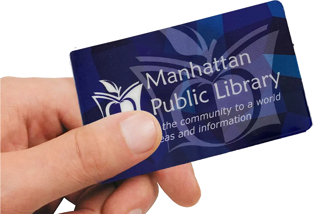 Online Library Card Manhattan Public Library Horizontal Png Print Icon Manhattan