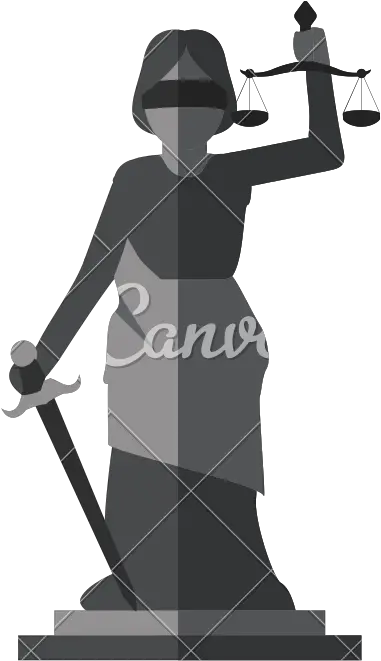 Lady Justice Vector Statue Transparent Cartoon Jingfm Canva Png Lady Justice Png
