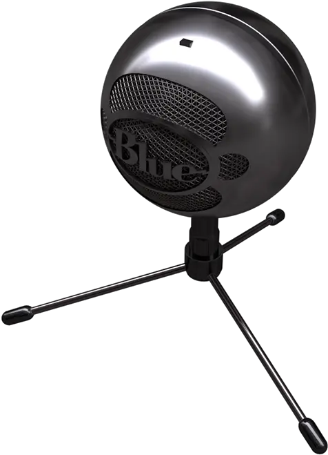 Snowball Microphone Png Black And White Blue Snowball Subwoofer Mic Png