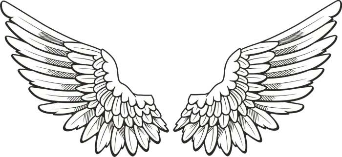 Angel Wings And Clouds Png Free