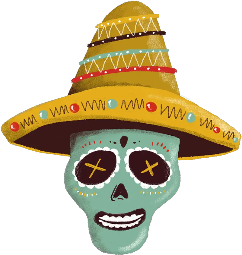 Sombrero Hat Mexico Calavera Headgear Calavera De Mexico Png Mayo Png