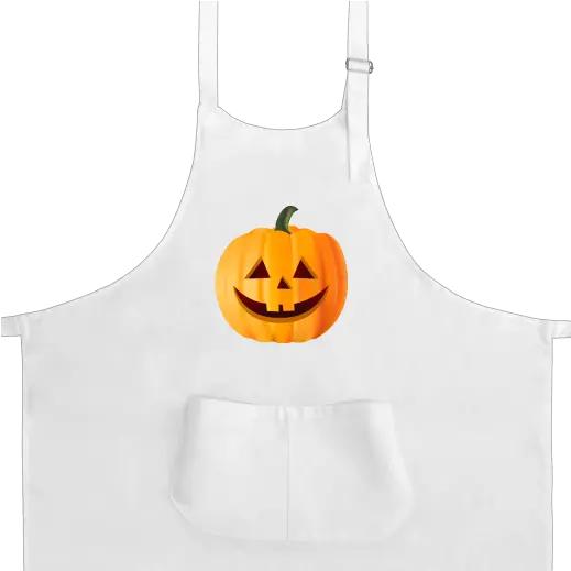 Halloween Pumpkin Custom Barman Apron With Logo Printing Png