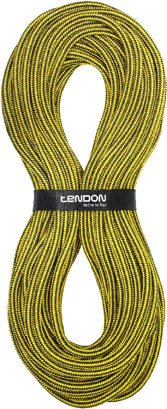 Tendon Timber 150 Lowering Rope Blackyellow Mytendon Tendon Static Black Yellow Png Rope Transparent