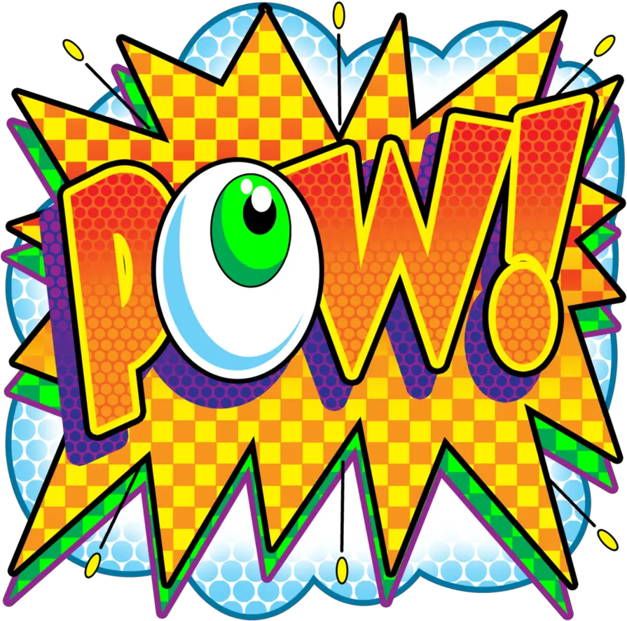 Pow Png Pow Clipart Yellow Circle 5106896 Vippng Portable Network Graphics Pow Png