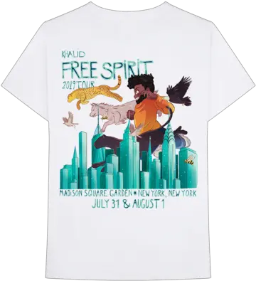 Khalid Shop Khalid Free Spirit Merch Ny Png Shirt Png