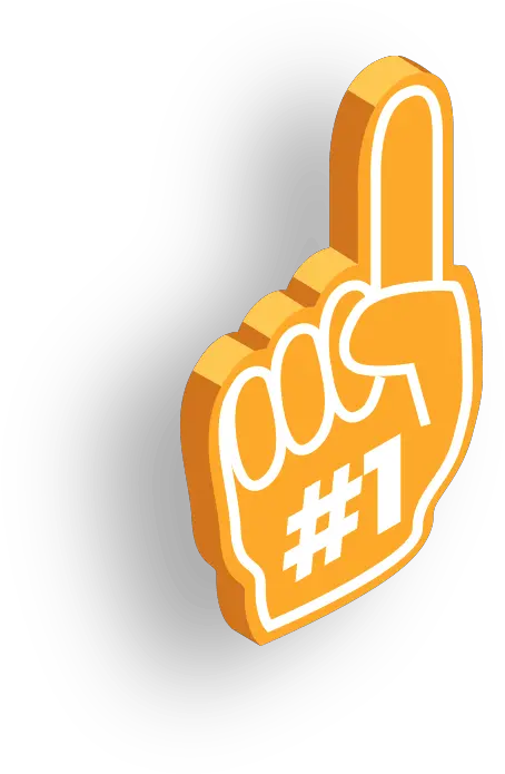 Backspotus Competitive Cheerleading Cheer Athletes Language Png Foam Finger Icon