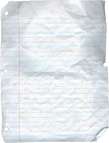 Wrinkled Paper Loose Leaf Like Me Check Yes Png Crumpled Paper Png