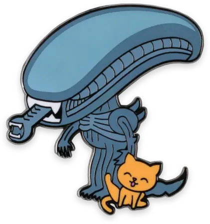 Alien U2013 Xenomorph Enamel Pin Sticker Png Xenomorph Transparent