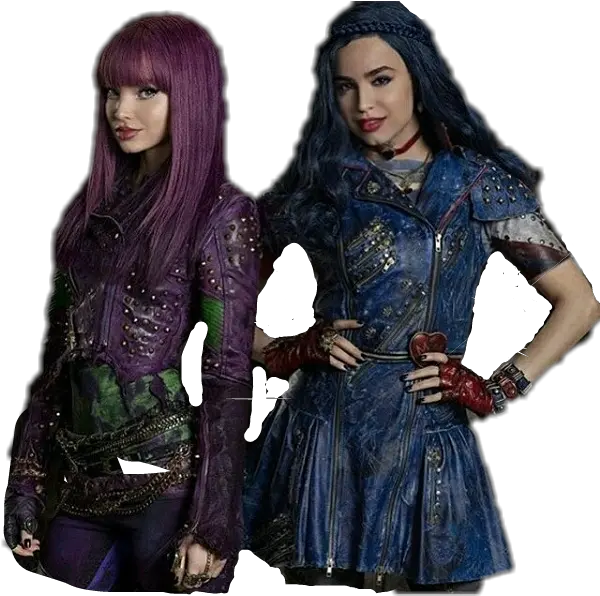 Descendientes 2 Dovecameron Sofiacarson Descendientes Mal Mal And Evie Sticker Png Dove Cameron Png