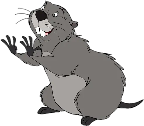 Winnie The Poo Gopher Transparent Png Stickpng Beaver From Winnie The Pooh Winnie The Pooh Transparent