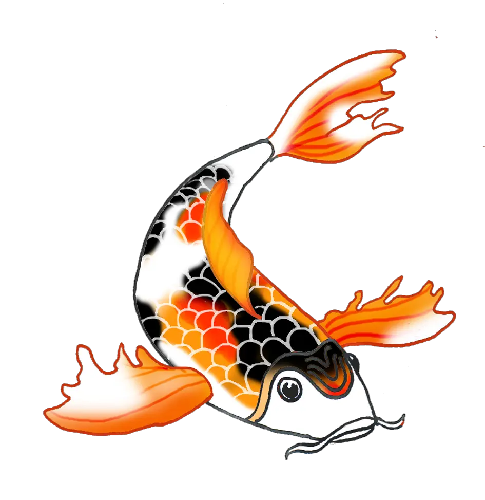 Clip Art Koi Fish Koi Fish Drawing Png Koi Fish Png