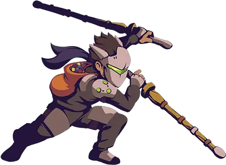 Anime Chibi Young Genji Sprays Png Overwatch Genji Png