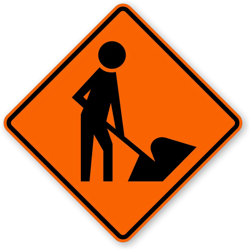 Worker Symbol Traffic Sign W211a Sku Xw211a Construction Sign Png Danger Sign Png