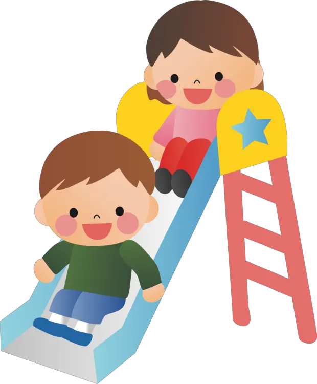 Child Children On Slide Clipart Png Child Transparent Background png