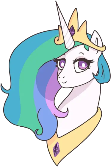 2468791 Safe Artistsnorikefjell Princess Celestia Unicorn Png Tiara Transparent