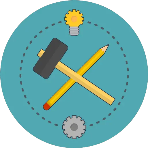 Build Idea Pencil Service Icon Web Design Png Build Png