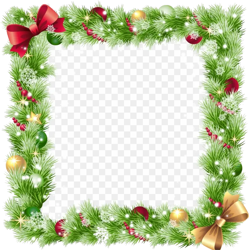 20 Christmas Border Clipart Transparent For Free Download