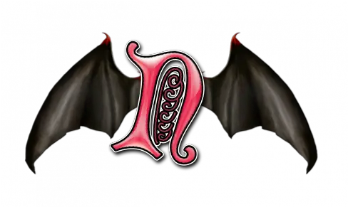 Vampire Bat Alphabet Png Bat Wings Aesthetic Bat Wings Png