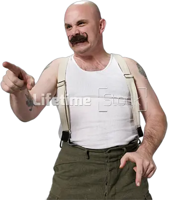 Angry Caucasian Man In Costume Pointing Angry Man Pointing Transparent Png Angry Man Png