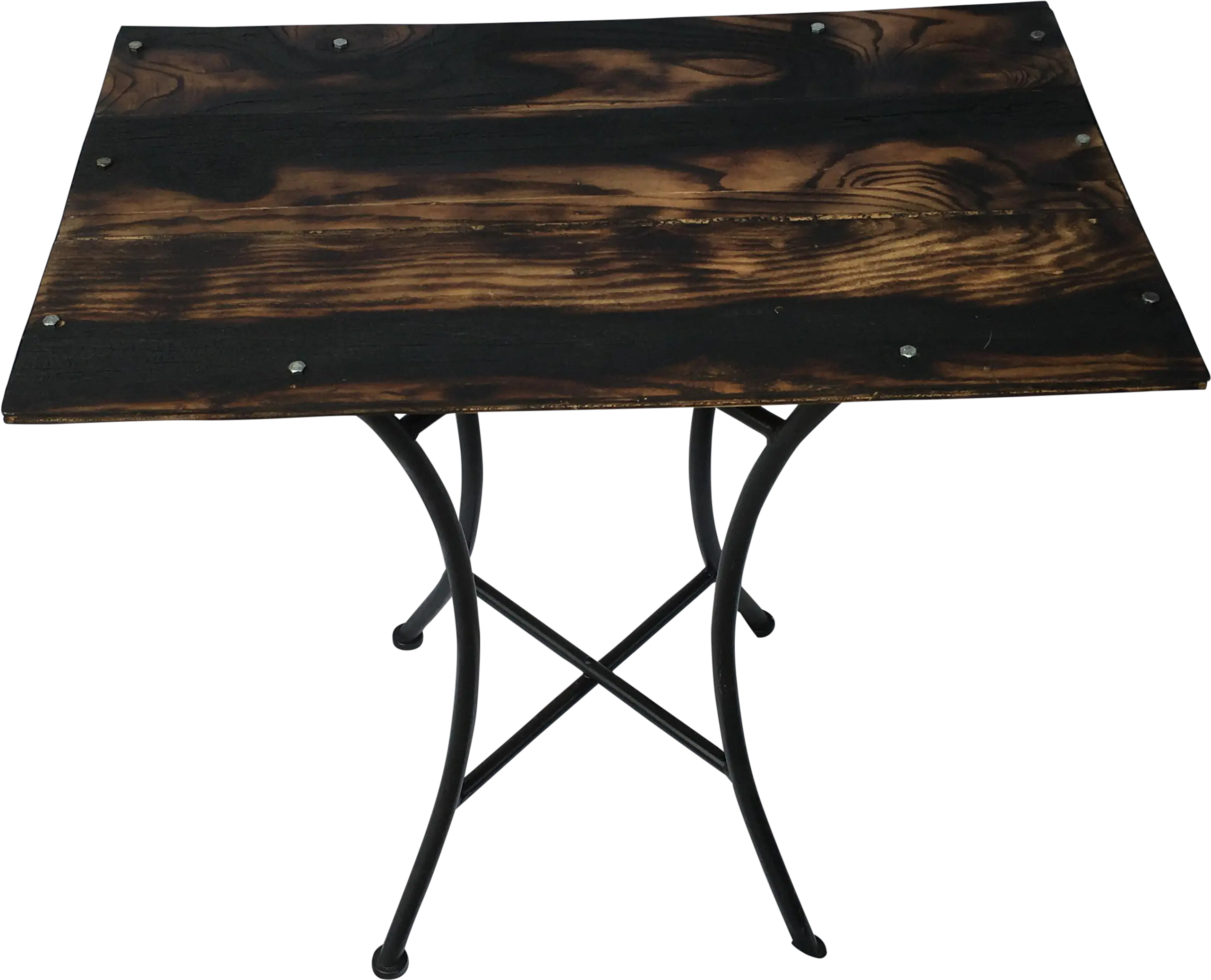Shou Sugi Style Reclaimed Wood Ca Solid Png Cafe Table Png