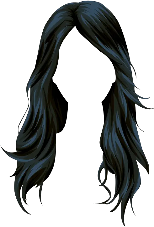 Download Wig Stardoll Long Hair Vector Black Clipart Png Transparent Pink Hair Png Wig Png