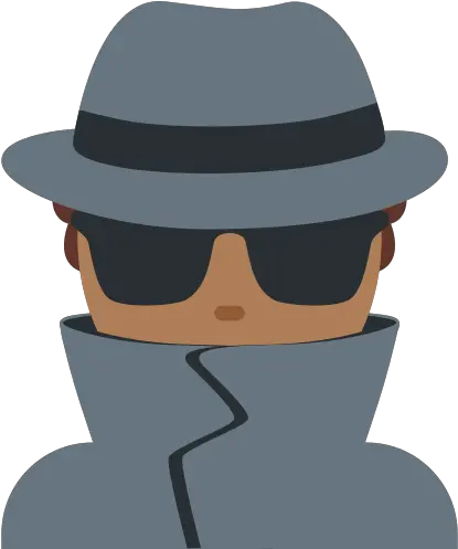 U200d Man Detective Emoji With Medium Dark Skin Tone Meaning Detective Emoji Png Detective Png