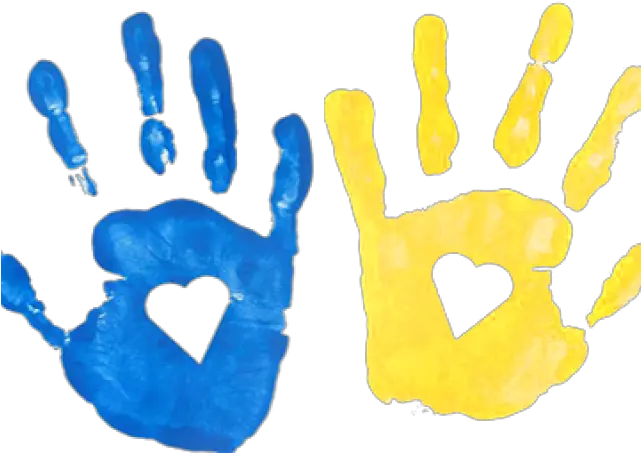 Clipart Transparent Background Kids Paint Hand Print Png Handprint Png