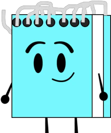 Notepad Object Shows Community Fandom Bfdi Notepad Png Notepad Png