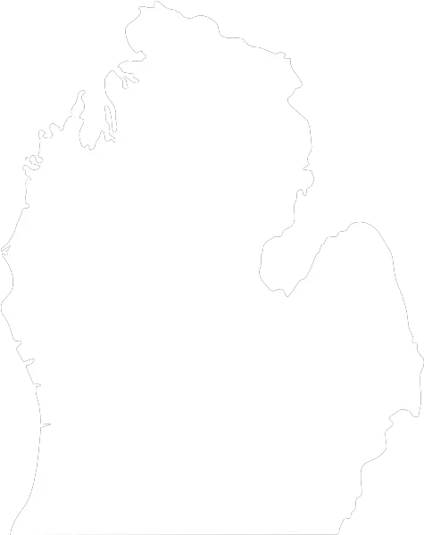 Library Of Michigan Silhouette Svg Png White Michigan Png Michigan Outline Png