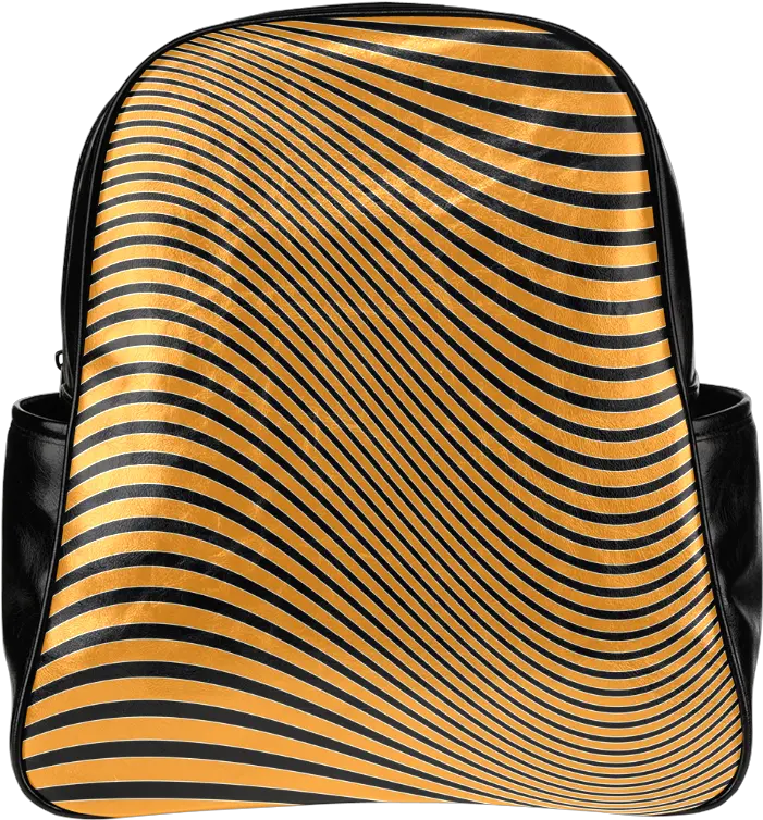 Black Wavy Lines Multi Shoulder Bag Png Wavy Lines Png