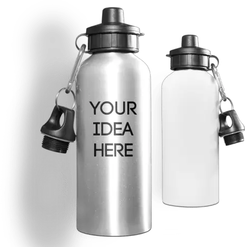 Custom Water Bottles Spreadshirt No Minimum Printed Water Bottle Png Waterbottle Png