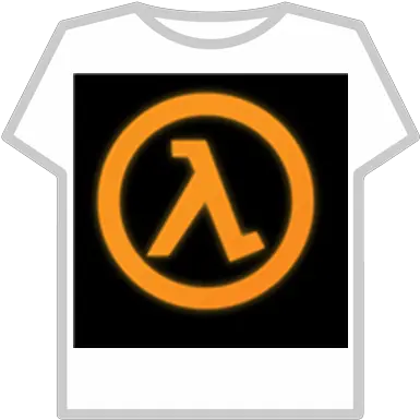 Glowing Half Life Logo Read Desc T Shirt Roblox Supreme Png Half Life Logo