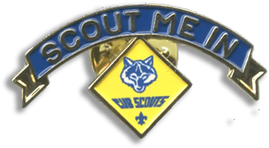 Scout Me In Cub Logo Lapel Pin Cub Scout Clip Art Png Cub Scout Logo Png