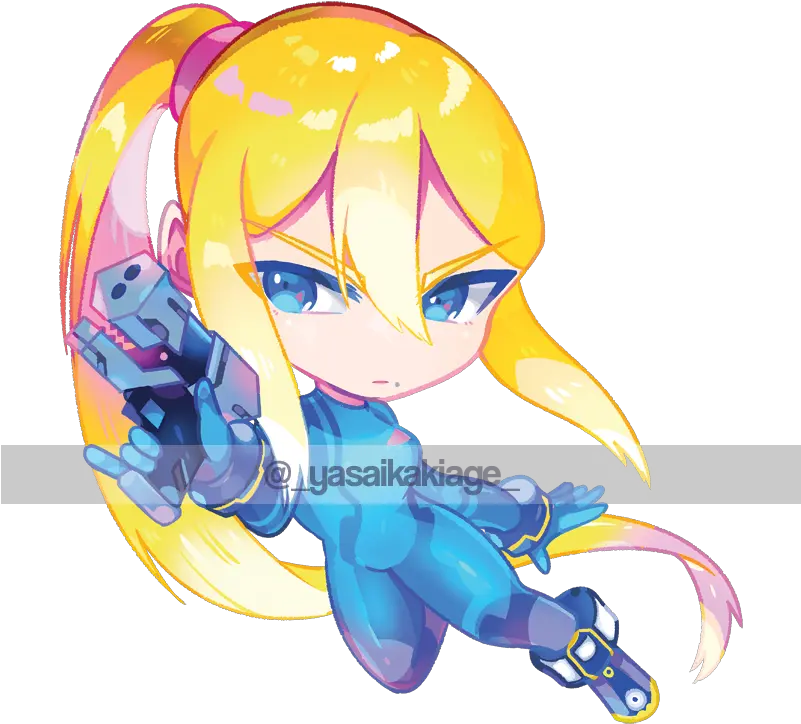 Download Zero Suit Samus Acrylic Charm Chibi Zero Suit Samus Png Zero Suit Samus Png