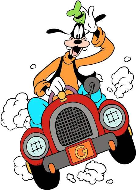 Diseny Characters Clipart Driving Cars 40 Amazing Goofy Driving A Car Png Goofy Transparent Background