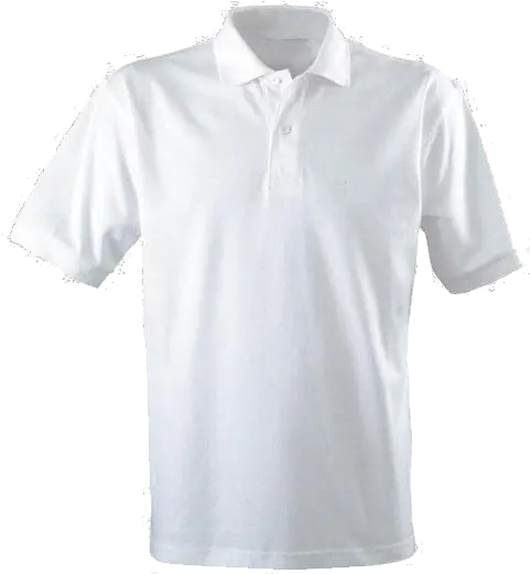 T Plain White Collar T Shirt Png Polo Png