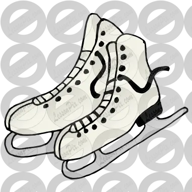 Ice Skates Picture For Classroom Therapy Use Great Ice Ice Skate Png Ice Skates Png