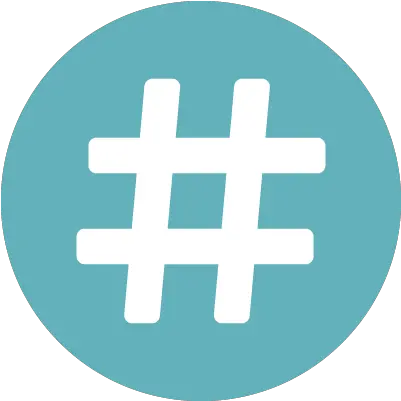 Download Hashtag Icon Circle Png Hashtag Icon Png