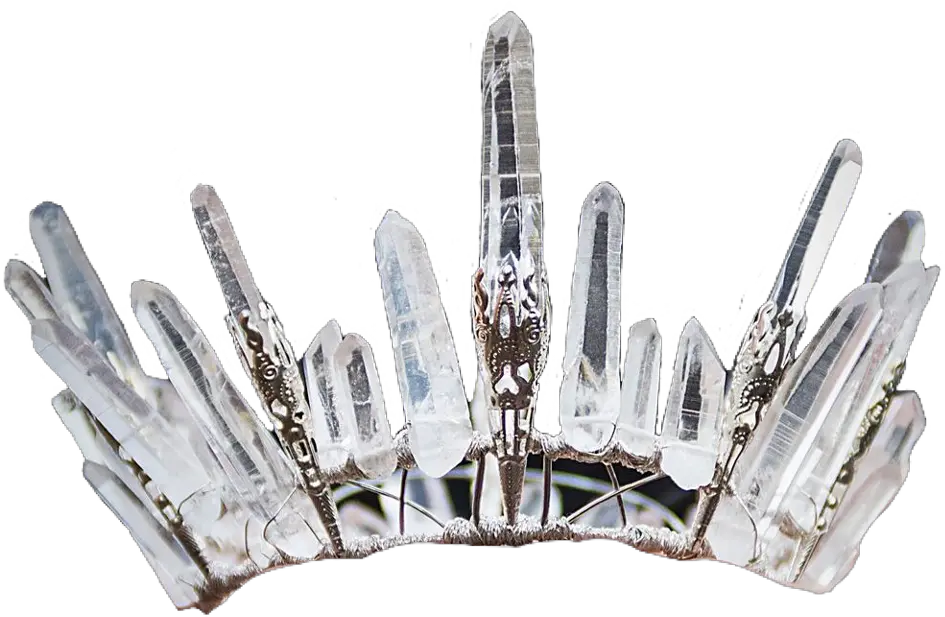 Crystal Crystals Aesthetic Cute Pngs Ice Crown Png Tiara Png