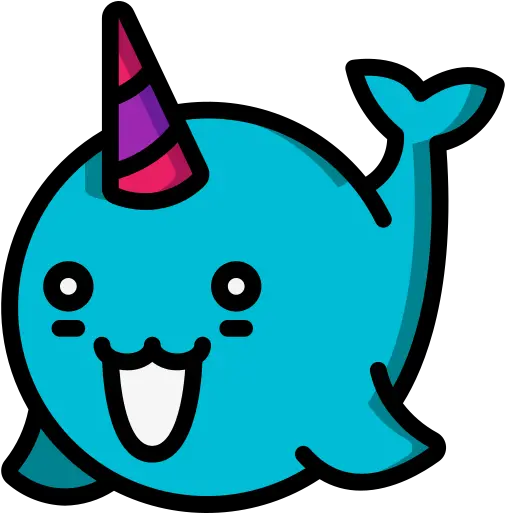 Narwhal Happy Png Narwhal Icon