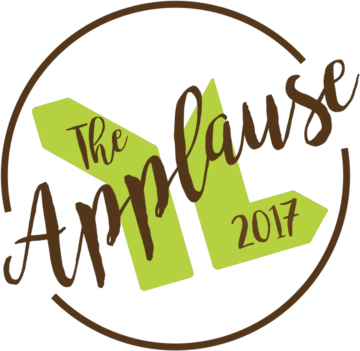 Download The Applause Brown Green Logo Calligraphy Png Skype Logo Png