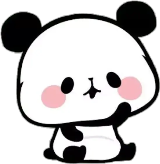 Cute Mochi Panda Png