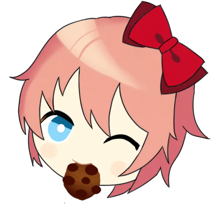 Cookie Ddlc Png Sayori Chibi Natsuki Sayori Doki Doki Chibi Sayori Png