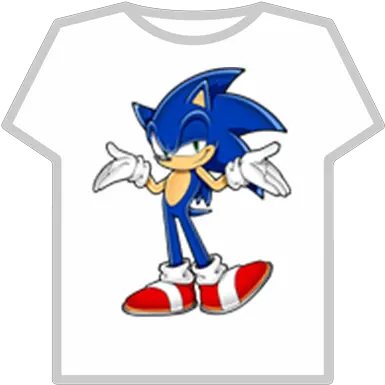 Sonic The Hedgehog T Shirt Transparent Roblox Sonic The Hedgehog Sonic Channel Png Sonic The Hedgehog Transparent