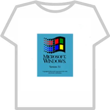 Windows 3 Cute Mario Bros Shirts Png Windows 3.1 Logo