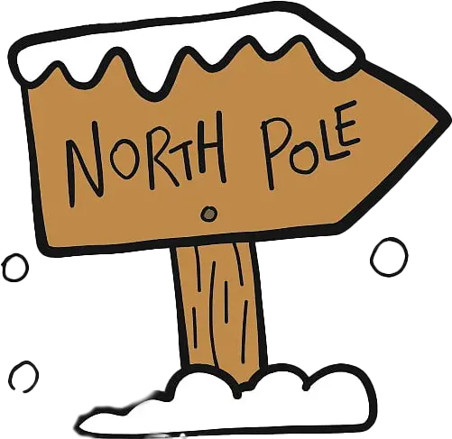 North Pole Sign Png Clipart Clip Art Black And White North Pole North Pole Png