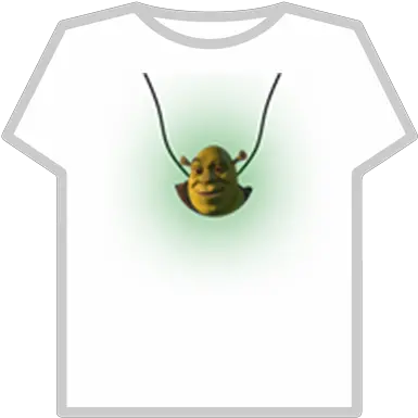 Glowing Shrek Necklace Roblox Canned Gamer Boy Png Shrek 2 Logo